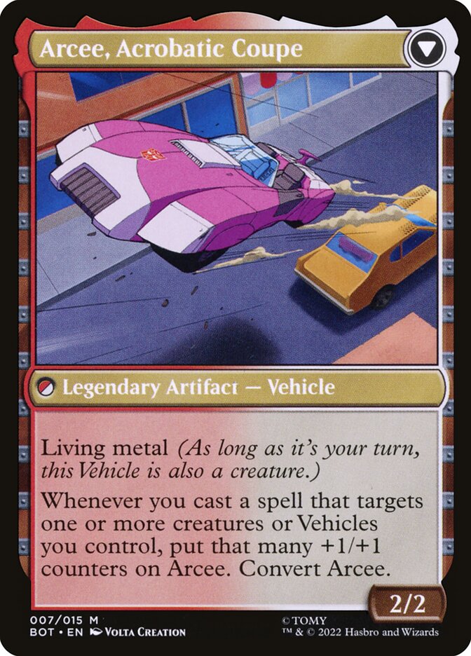 Arcee, Sharpshooter (Back)