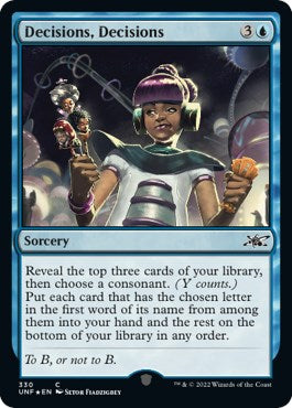 Decisions, Decisions (Galaxy Foil)