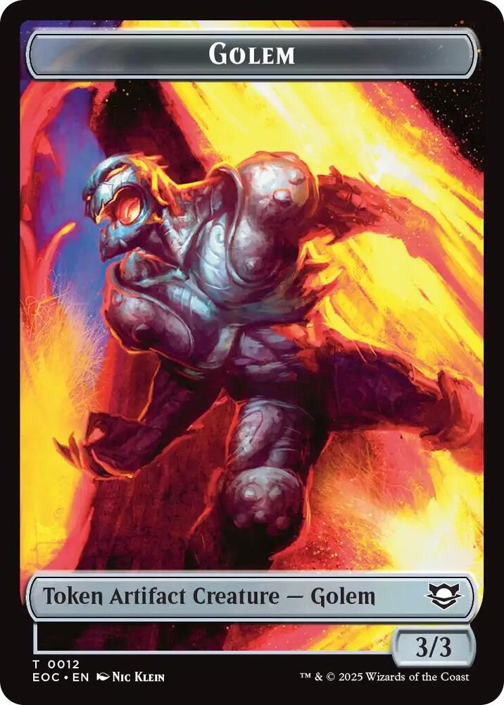Copy // Golem (0012) Double-Sided Token (Back)