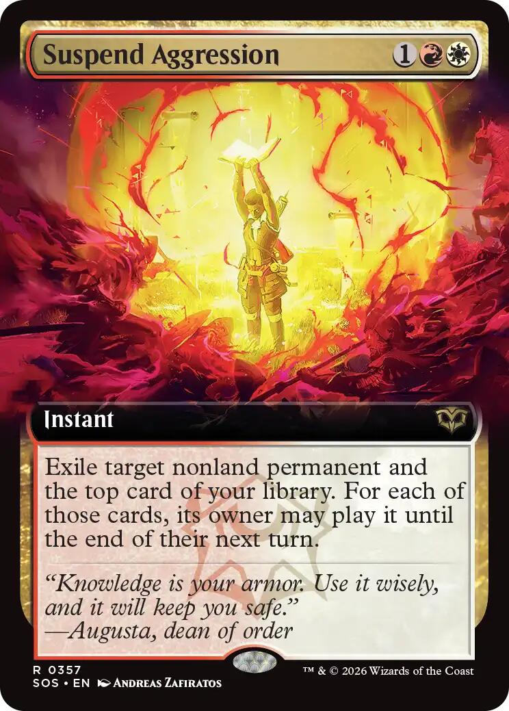 Suspend Aggression (Extended Art)