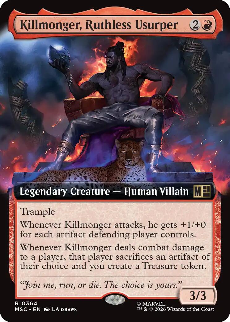 Killmonger, Ruthless Usurper (Extended Art)