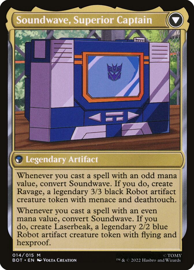 Soundwave, Sonic Spy (Back)