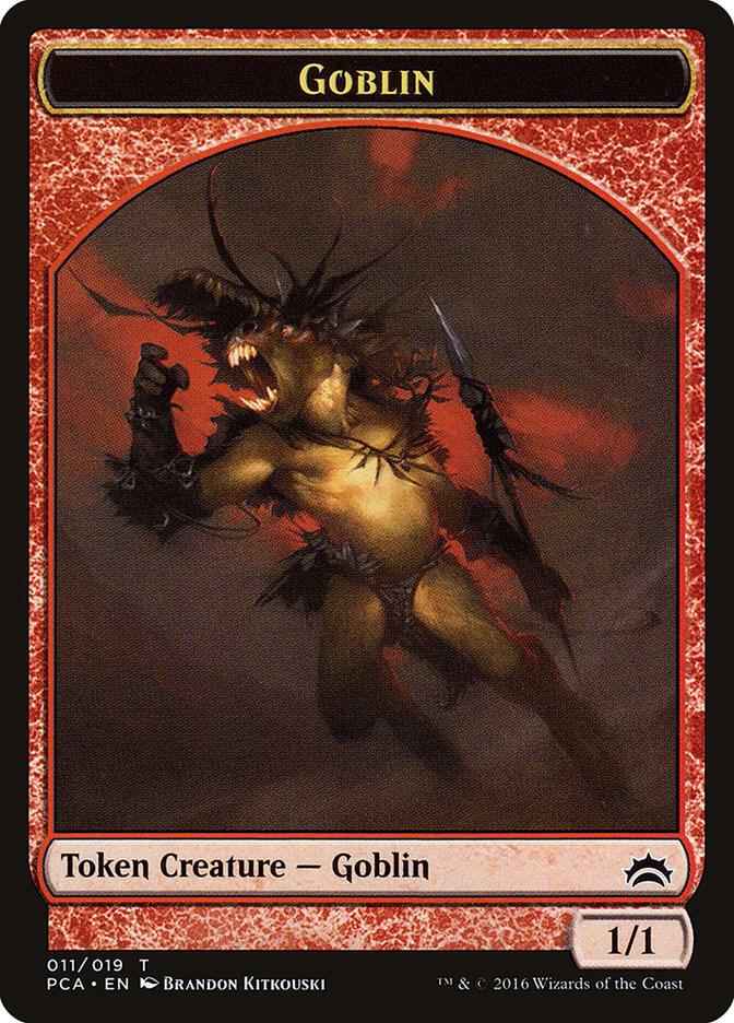 Saproling // Goblin Double-Sided Token (Back)