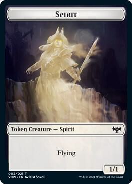 Human (001) // Spirit (002) Double-Sided Token (Back)