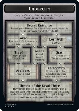 The Initiative // Undercity Double-Sided Token (Back)