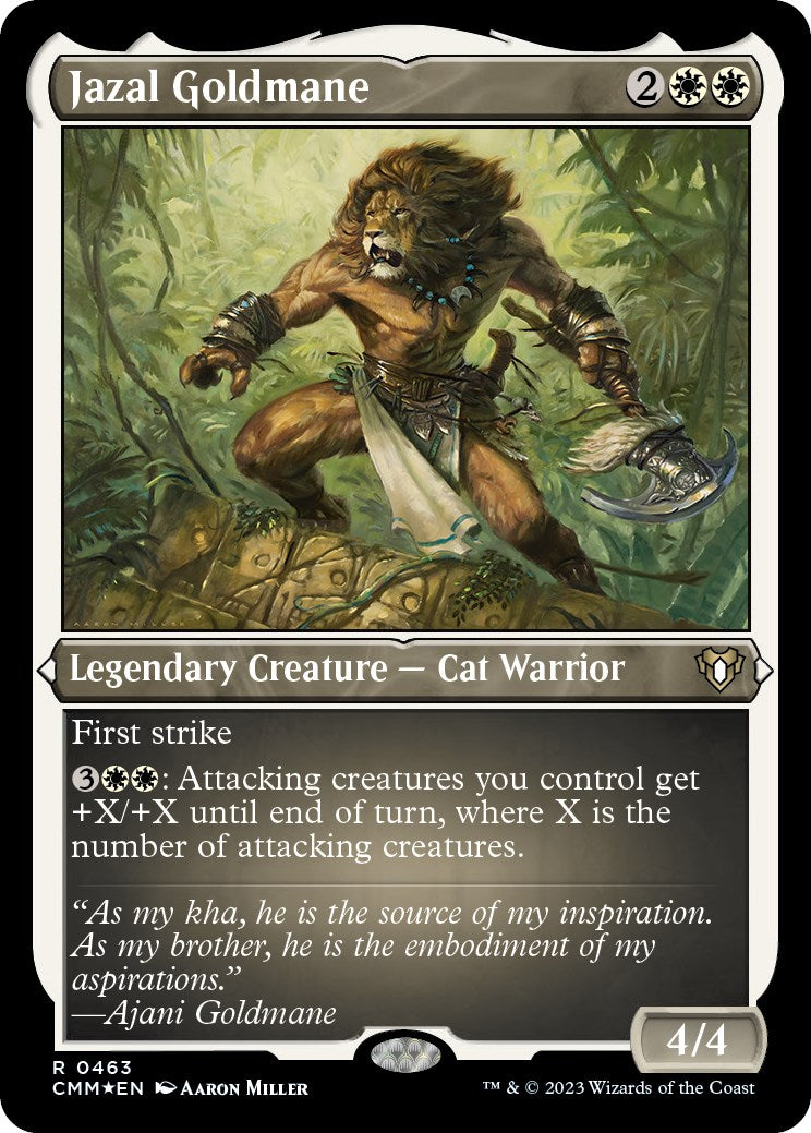 Jazal Goldmane (Foil Etched)