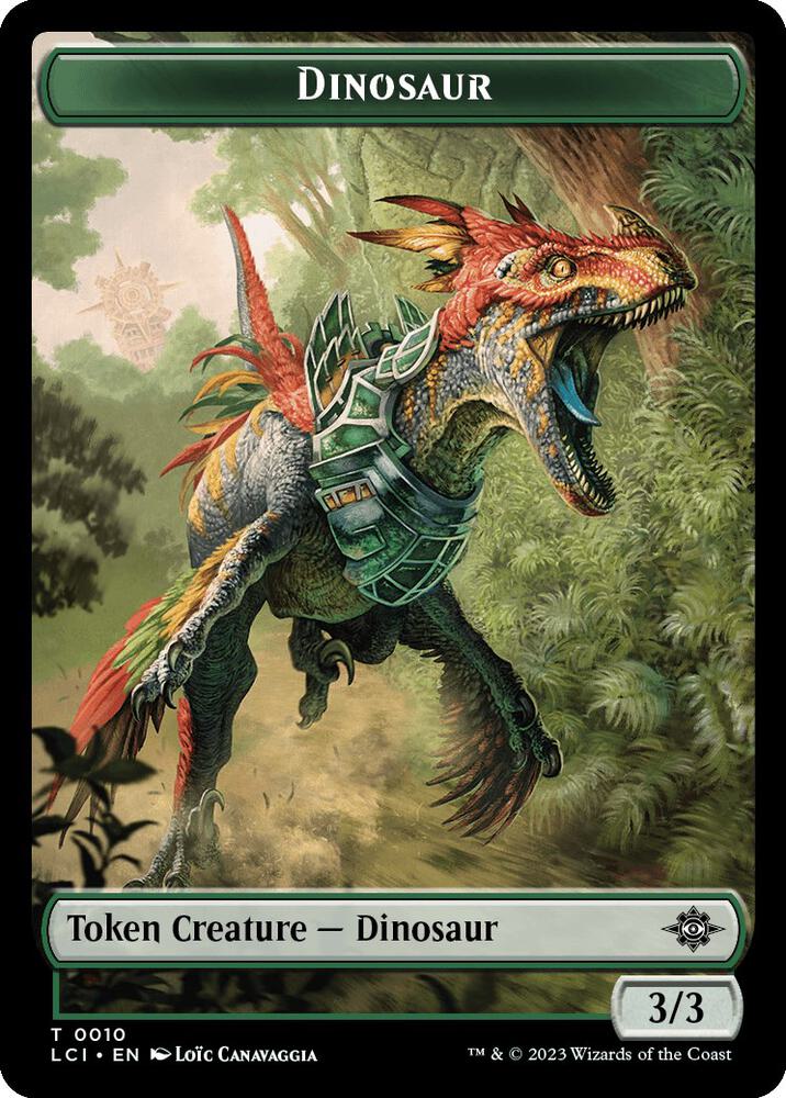 Dinosaur Egg // Dinosaur (0010) Double-Sided Token (Back)