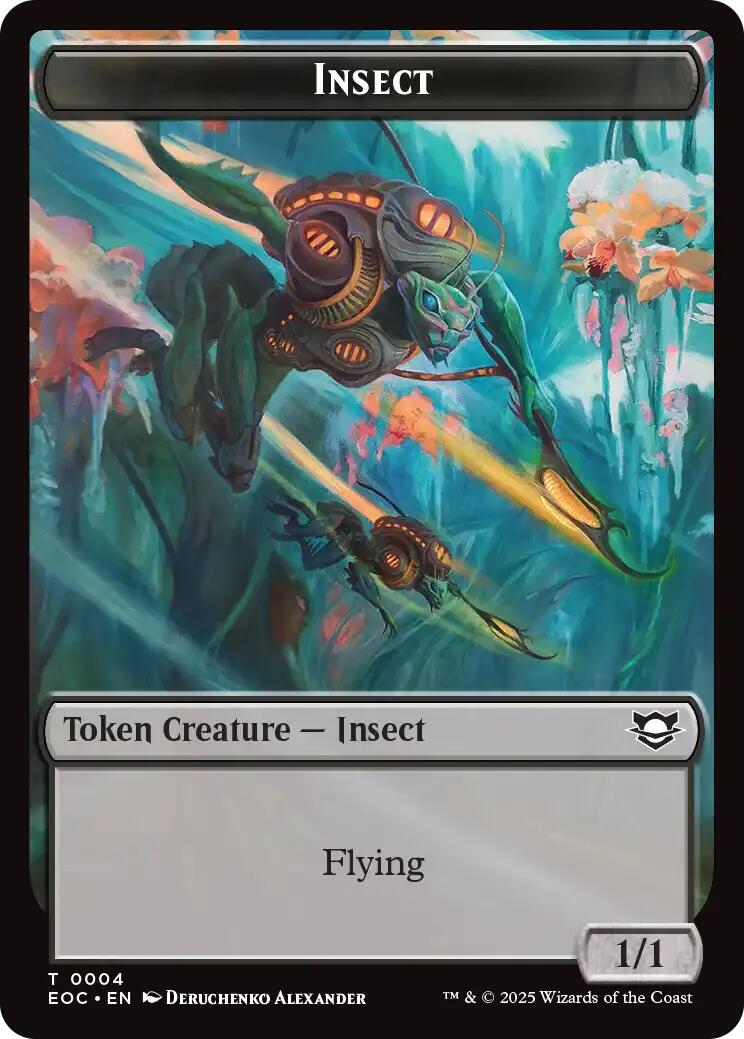 Insect // Beast (0005) Double-Sided Token