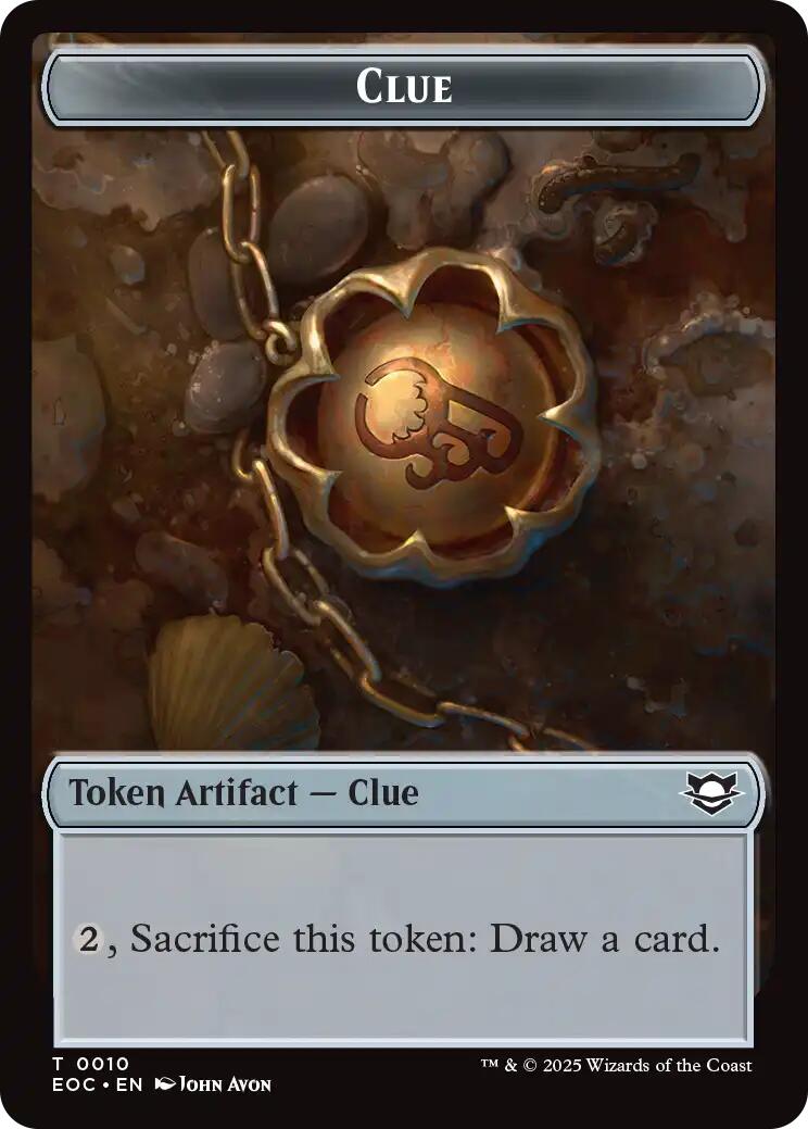 Clue // Beast (0005) Double-Sided Token