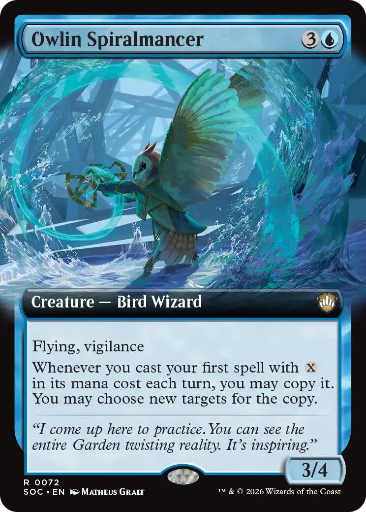 Owlin Spiralmancer (Extended Art)