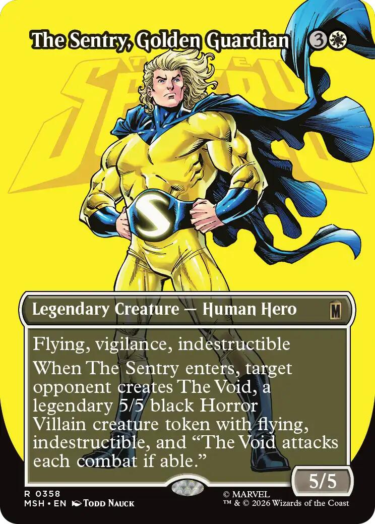 The Sentry, Golden Guardian (Borderless)
