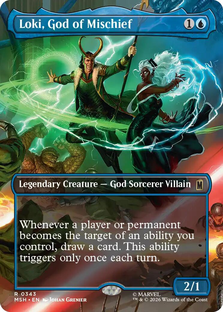 Loki, God of Mischief (Borderless)