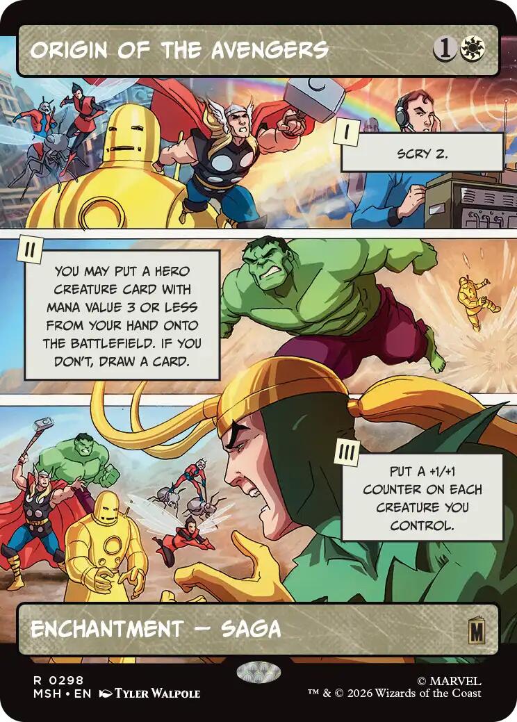 Origin of the Avengers (Borderless)