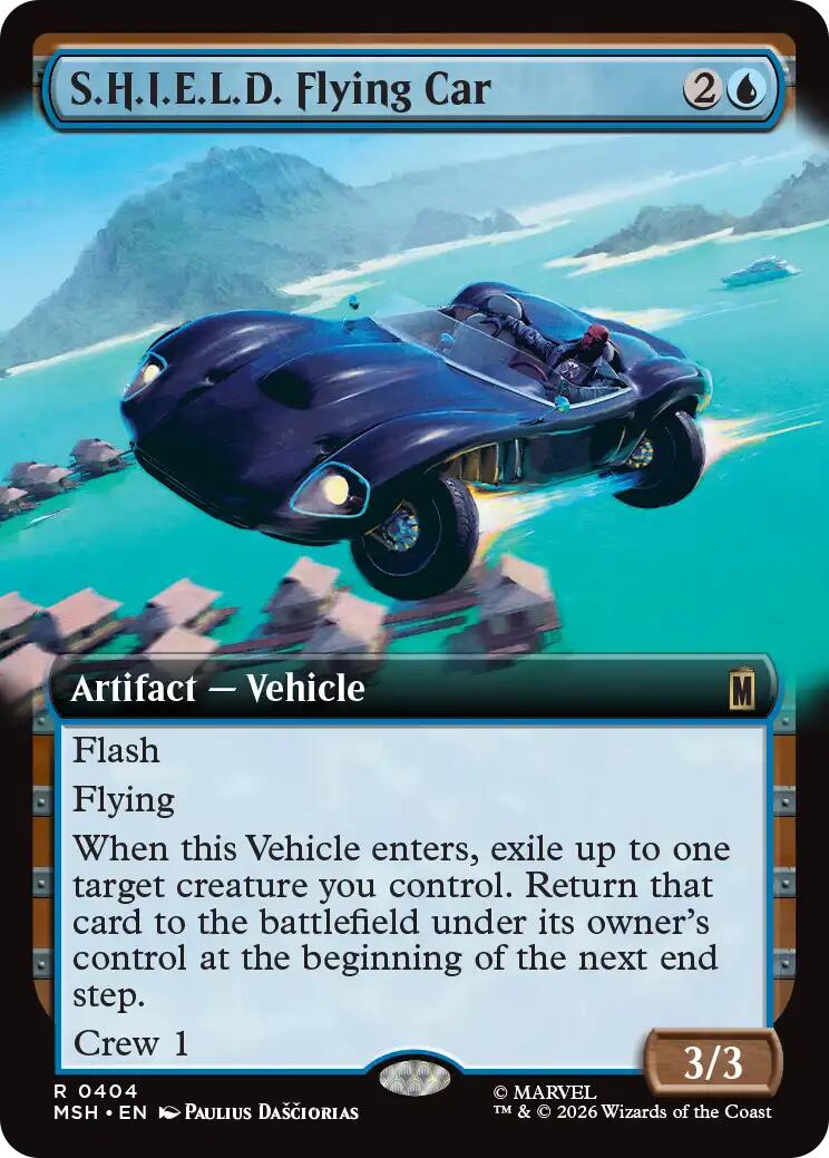 S.H.I.E.L.D. Flying Car (Extended Art)